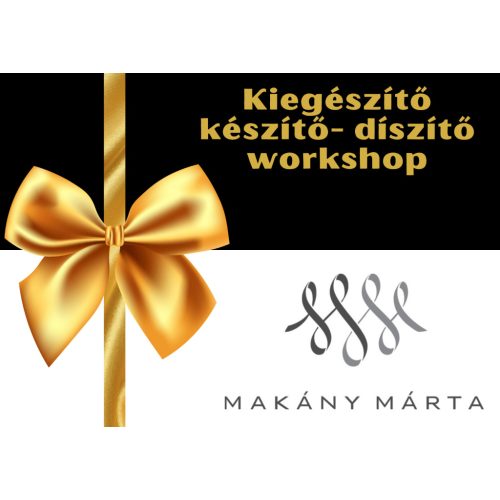 Kiegészítő workshop ajándék kártya